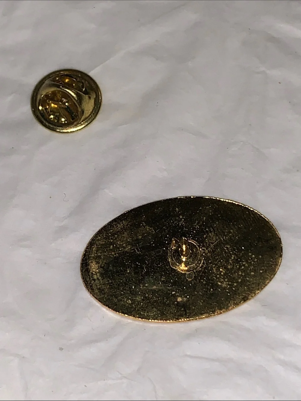 Internal Revenue Service Criminal Investigation Gold & Blue Oval Badge Pin
